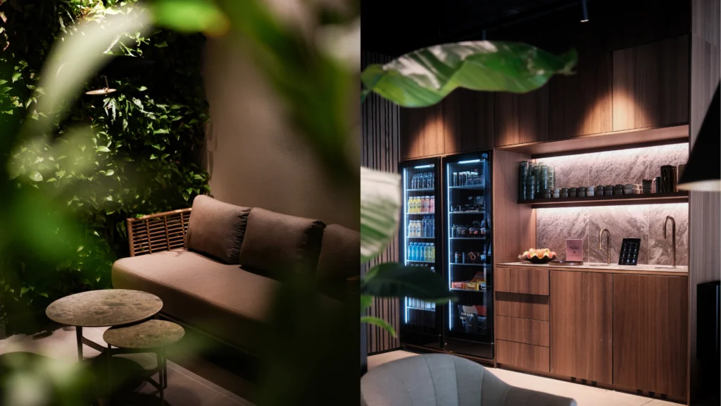 The Gym Aarhus lounge space atmosphere