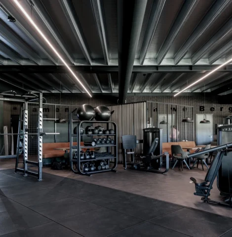 Body Dynamics strength training area featuring Intenza equipment, engineered for precision, durability, and aesthetic harmony.